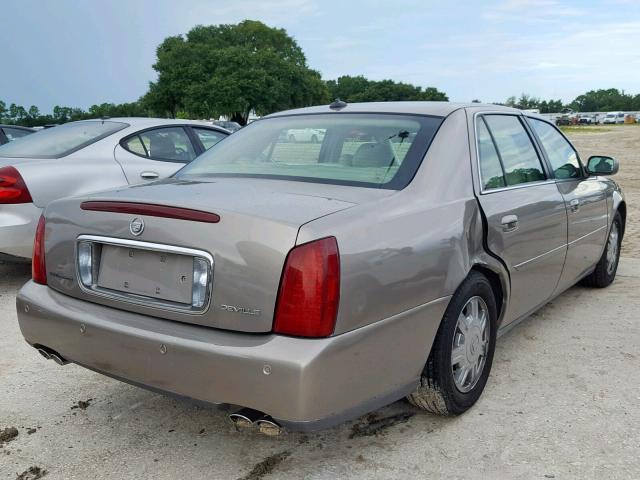 1G6KD54Y63U185441 - 2003 CADILLAC DEVILLE TAN photo 4