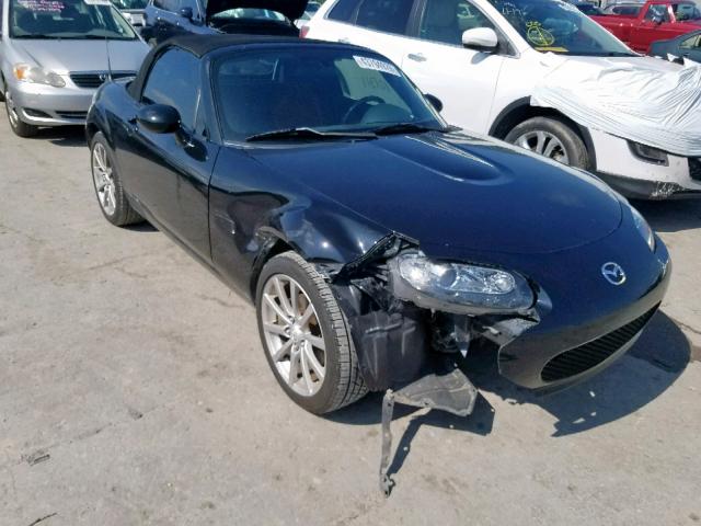 JM1NC25F970124851 - 2007 MAZDA MX-5 MIATA BLACK photo 1