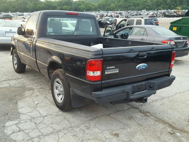 1FTKR1AD8APA54614 - 2010 FORD RANGER BLACK photo 3