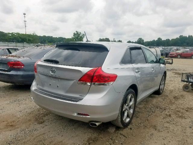 4T3BK3BB2BU045975 - 2011 TOYOTA VENZA SILVER photo 4