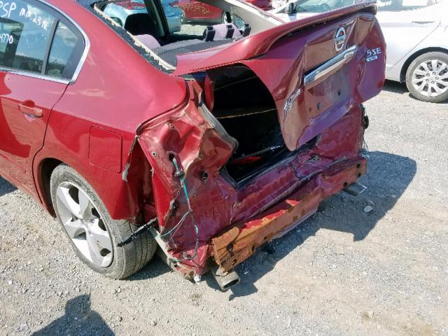 1N4BL21E57C158029 - 2007 NISSAN ALTIMA 3.5 RED photo 9