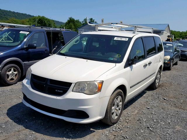 2C4JDGAG2CR218254 - 2012 DODGE RAM VAN WHITE photo 2