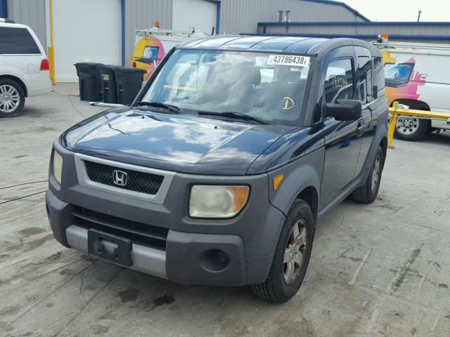 5J6YH28544L008172 - 2004 HONDA ELEMENT EX BLACK photo 2