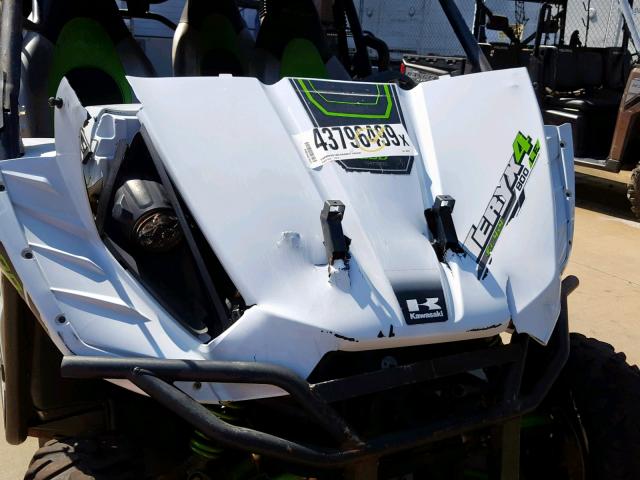 JKBRF6218FB506327 - 2015 KAWASAKI TERYX WHITE photo 9