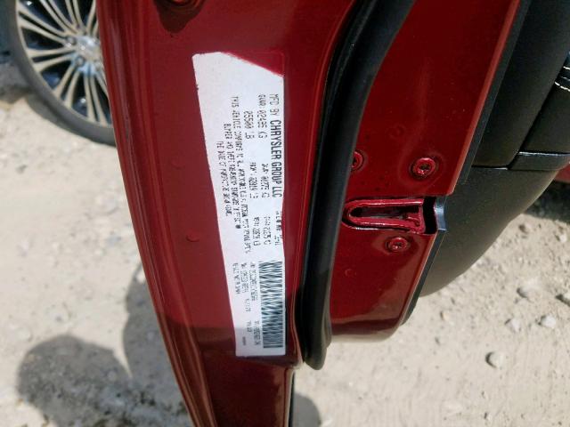 2C3CCAGG1CH182566 - 2012 CHRYSLER 300 S RED photo 10