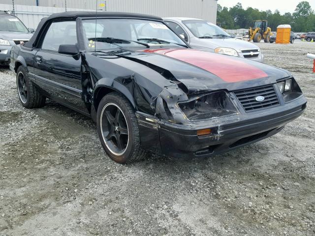 1FABP27M9EF206193 - 1984 FORD MUSTANG GL BLACK photo 1