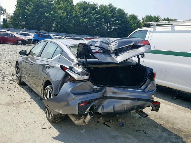 1N4BL4CW2KC216222 - 2019 NISSAN ALTIMA SR GRAY photo 3