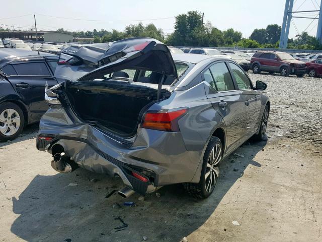 1N4BL4CW2KC216222 - 2019 NISSAN ALTIMA SR GRAY photo 4