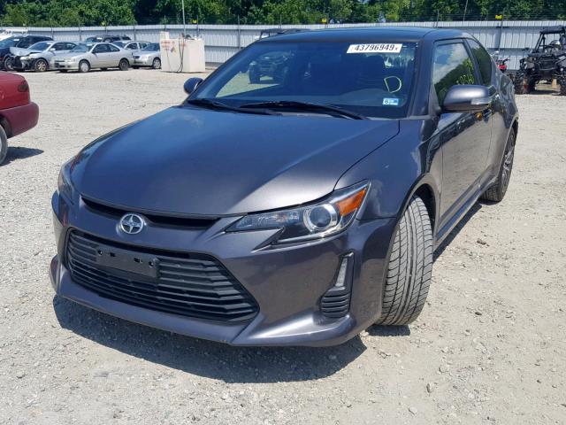 JTKJF5C79FJ010143 - 2015 TOYOTA SCION TC ნაცრისფერი ფოტო 2