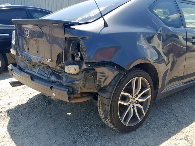 JTKJF5C79FJ010143 - 2015 TOYOTA SCION TC ნაცრისფერი ფოტო 9