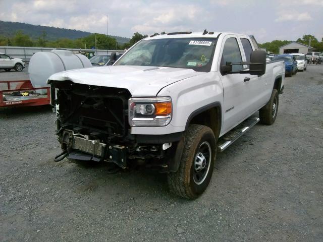 1GT521C88FZ137585 - 2015 GMC SIERRA K35 WHITE photo 2