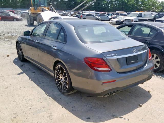 WDDZF6EB9JA366530 - 2018 MERCEDES-BENZ E 43 4MATI GRAY photo 3