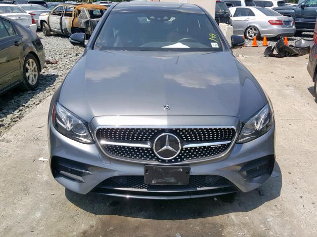 WDDZF6EB9JA366530 - 2018 MERCEDES-BENZ E 43 4MATI GRAY photo 9