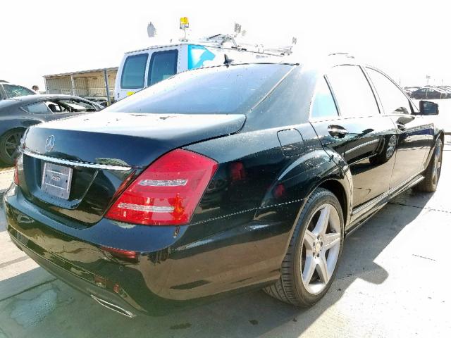 WDDNG7BB8BA361701 - 2011 MERCEDES-BENZ S 550 BLACK photo 4