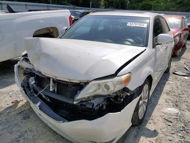 4T1BK3DB7BU382213 - 2011 TOYOTA AVALON BAS WHITE photo 2