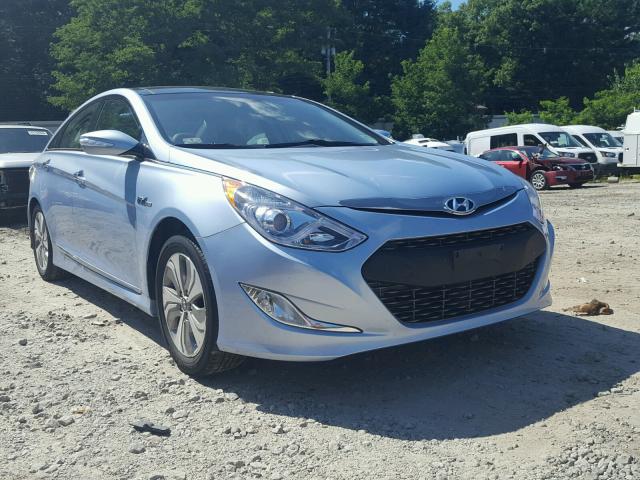 KMHEC4A41FA123083 - 2015 HYUNDAI SONATA HYB BLUE photo 1