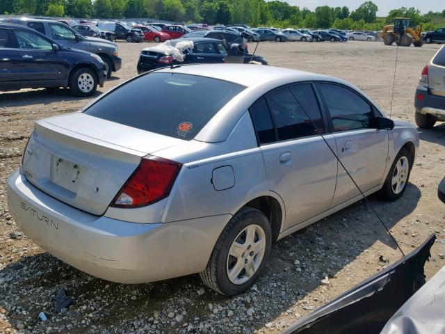 1G8AJ55F57Z176666 - 2007 SATURN ION LEVEL SILVER photo 4
