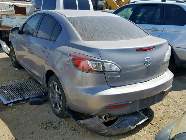 JM1BL1SG4A1270148 - 2010 MAZDA 3 I GRAY photo 3