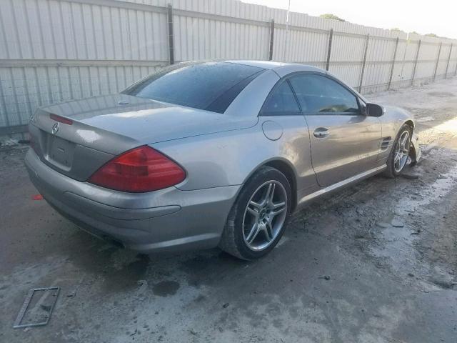 WDBSK75F26F116667 - 2006 MERCEDES-BENZ SL 500 SILVER photo 4