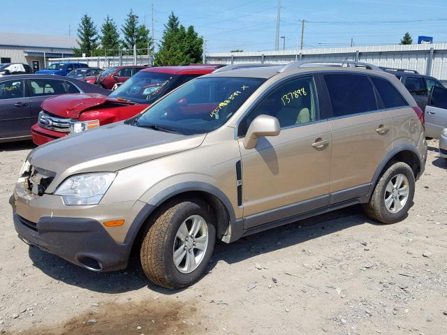 3GSDL43N18S513905 - 2008 SATURN VUE XE GOLD photo 2