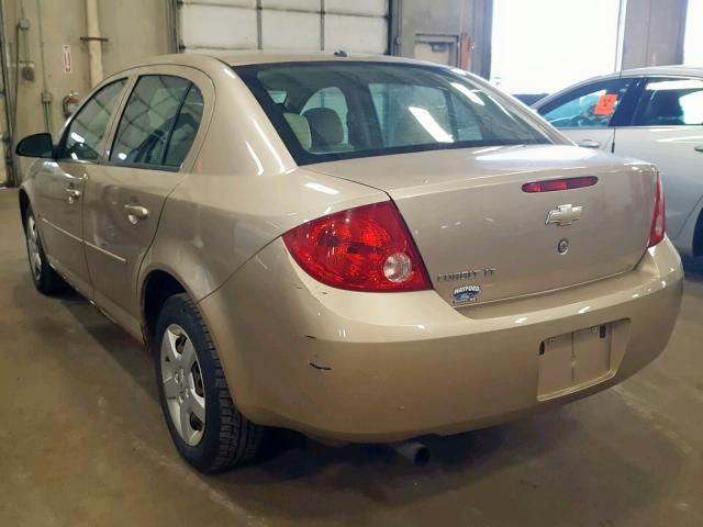 1G1AL58F887304366 - 2008 CHEVROLET COBALT LT CREAM photo 3