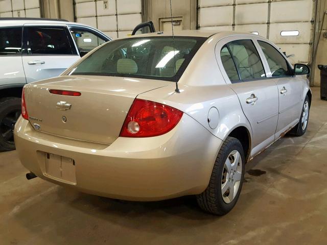 1G1AL58F887304366 - 2008 CHEVROLET COBALT LT CREAM photo 4