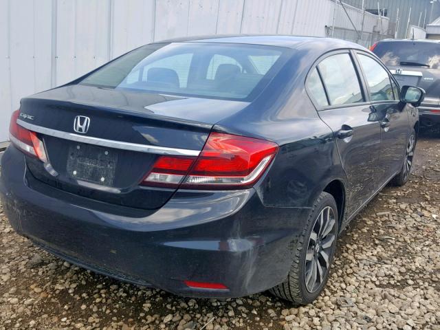 19XFB2F93FE093909 - 2015 HONDA CIVIC EXL 黑色 照片 4