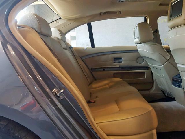 WBAGN63575DS57311 - 2005 BMW 745 LI GRAY photo 6