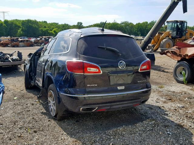 5GAKRBKDXGJ344600 - 2016 BUICK ENCLAVE BLACK photo 3