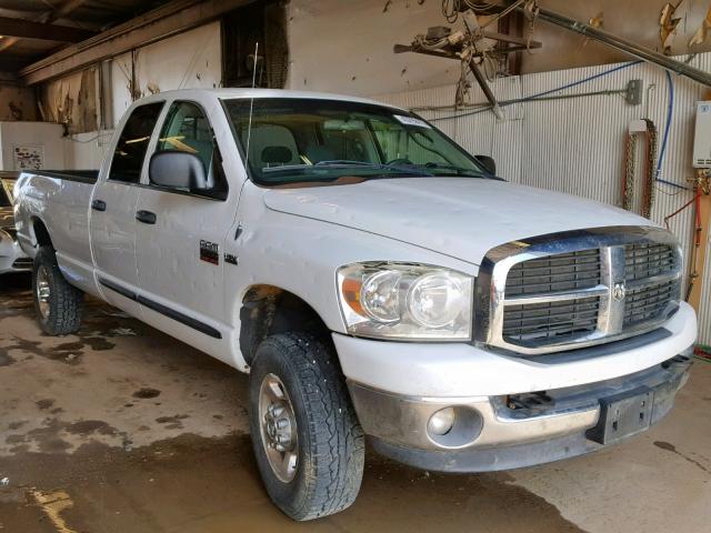 3D7KS28D77G818035 - 2007 DODGE RAM 2500 S Սպիտակ լուսանկար 1