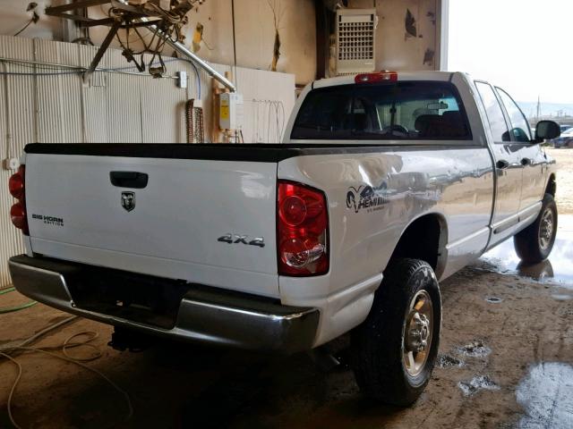 3D7KS28D77G818035 - 2007 DODGE RAM 2500 S Սպիտակ լուսանկար 4