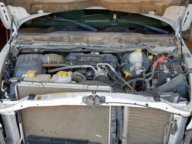 3D7KS28D77G818035 - 2007 DODGE RAM 2500 S Սպիտակ լուսանկար 7