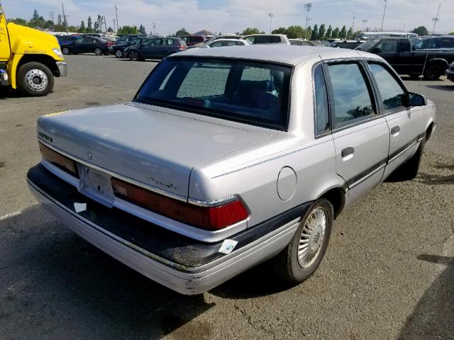 1MEPM36X3MK618799 - 1991 MERCURY TOPAZ GS GRAY photo 4