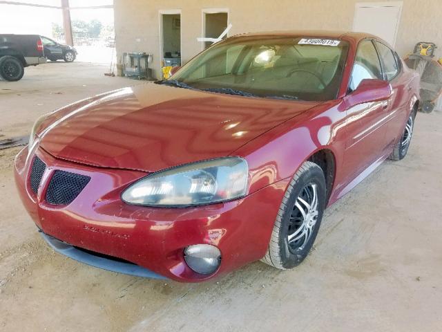 2G2WP522341196905 - 2004 PONTIAC GRAND PRIX MAROON photo 2