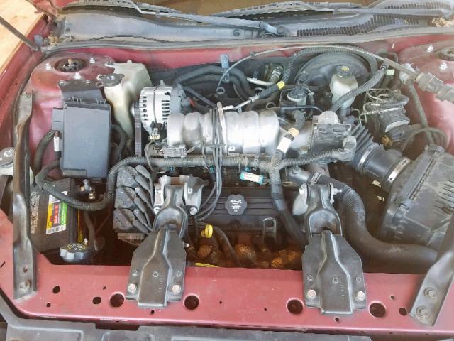 2G2WP522341196905 - 2004 PONTIAC GRAND PRIX MAROON photo 7