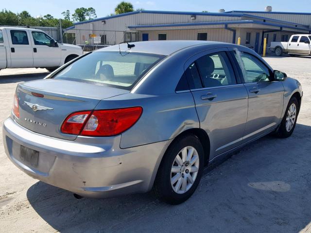 1C3LC46KX8N122369 - 2008 CHRYSLER SEBRING LX GRAY photo 4