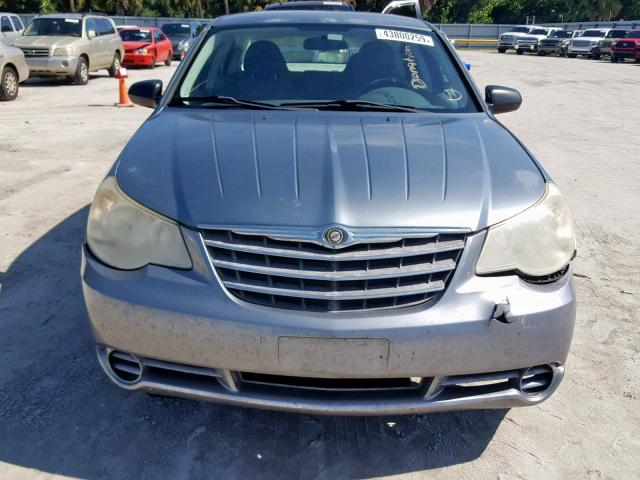 1C3LC46KX8N122369 - 2008 CHRYSLER SEBRING LX GRAY photo 9