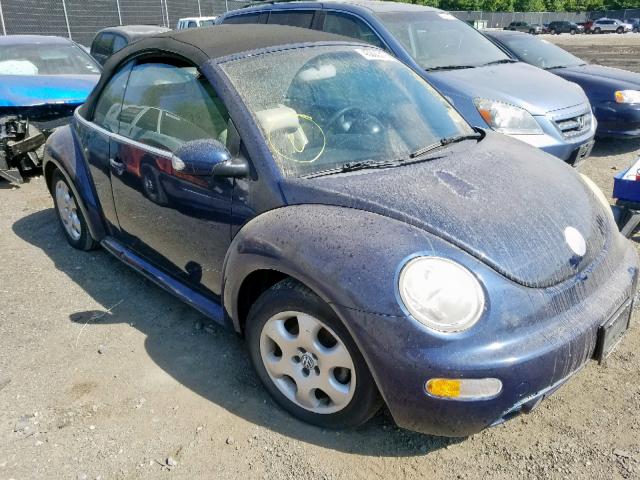 3VWCK21Y93M325025 - 2003 VOLKSWAGEN NEW BEETLE ლურჯი ფოტო 1