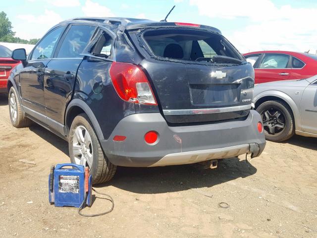 3GNAL2EK1DS603921 - 2013 CHEVROLET CAPTIVA LS 黑色 照片 3