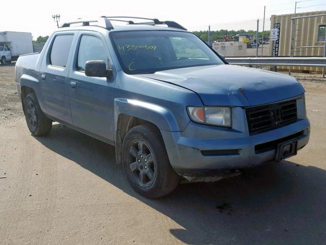 2HJYK16556H514061 - 2006 HONDA RIDGELINE SILVER photo 1