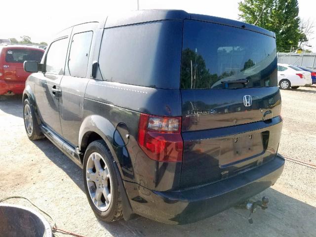 5J6YH18967L007025 - 2007 HONDA ELEMENT SC BLACK photo 3