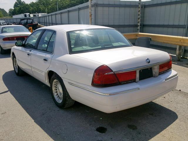 2MEFM75W0YX632061 - 2000 MERCURY GRAND MARQ WHITE photo 3