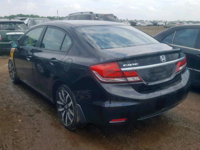 2HGFB2F94EH540235 - 2014 HONDA CIVIC EXL 黑色 照片 3
