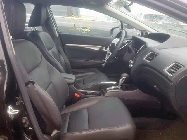 2HGFB2F94EH540235 - 2014 HONDA CIVIC EXL 黑色 照片 5
