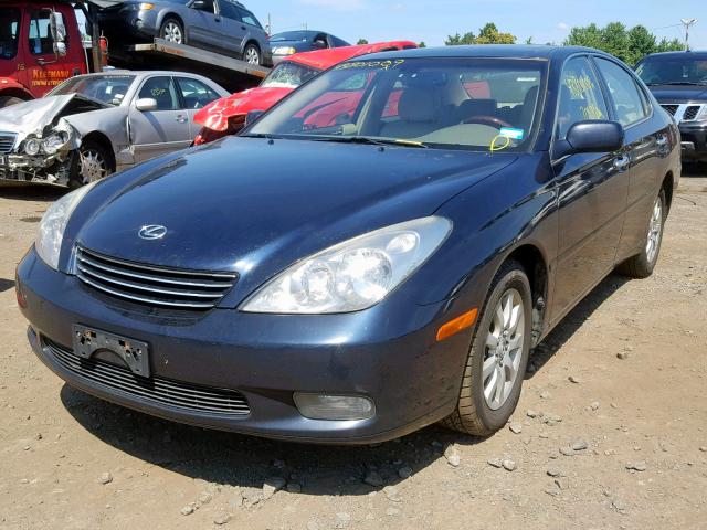 JTHBF30G120058433 - 2002 LEXUS ES 300 BLUE photo 2