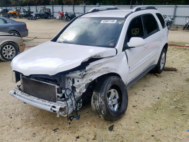 2CKDL33F586311946 - 2008 PONTIAC TORRENT WHITE photo 2