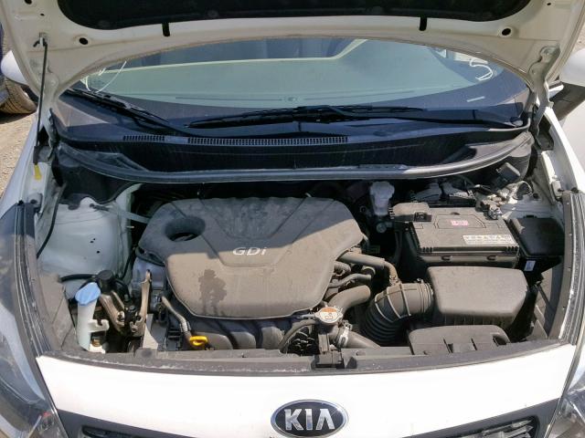 KNADM4A30F6449834 - 2015 KIA RIO LX WHITE photo 7