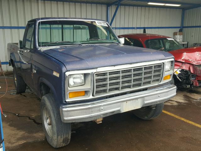 1D47082C010 - 1982 FORD F250 BLUE photo 1