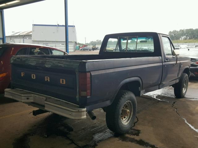 1D47082C010 - 1982 FORD F250 BLUE photo 4