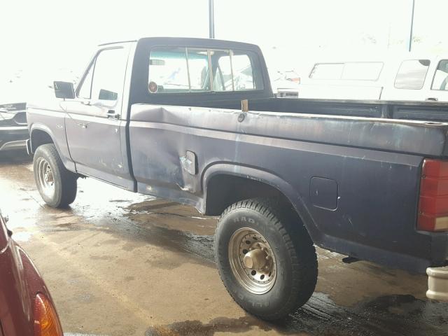 1D47082C010 - 1982 FORD F250 BLUE photo 9